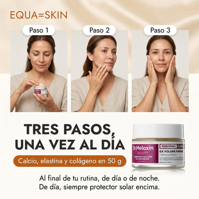 EQUA SKIN Density | Crema Facial Reafirmante de Calcio + Elastina