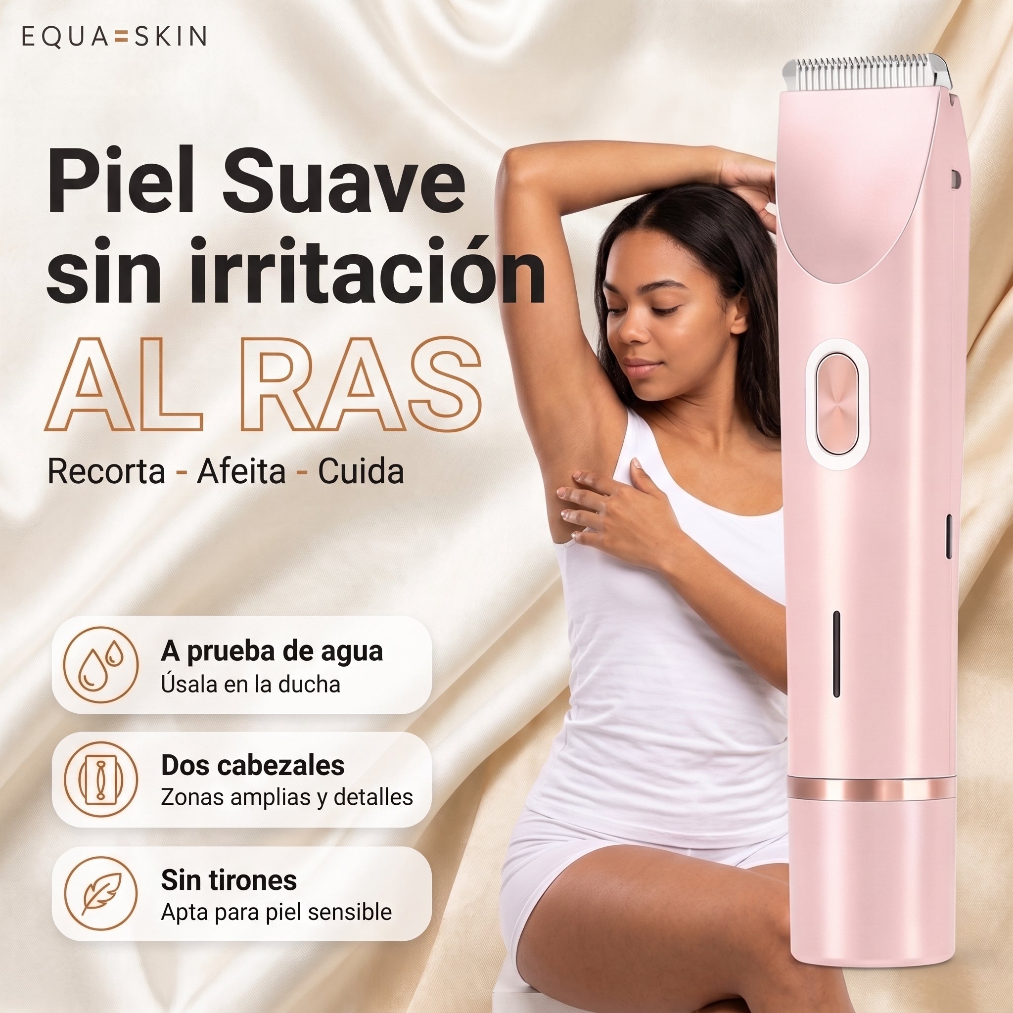EQUA SKIN Smooth | Rasuradora Corporal 2 en 1